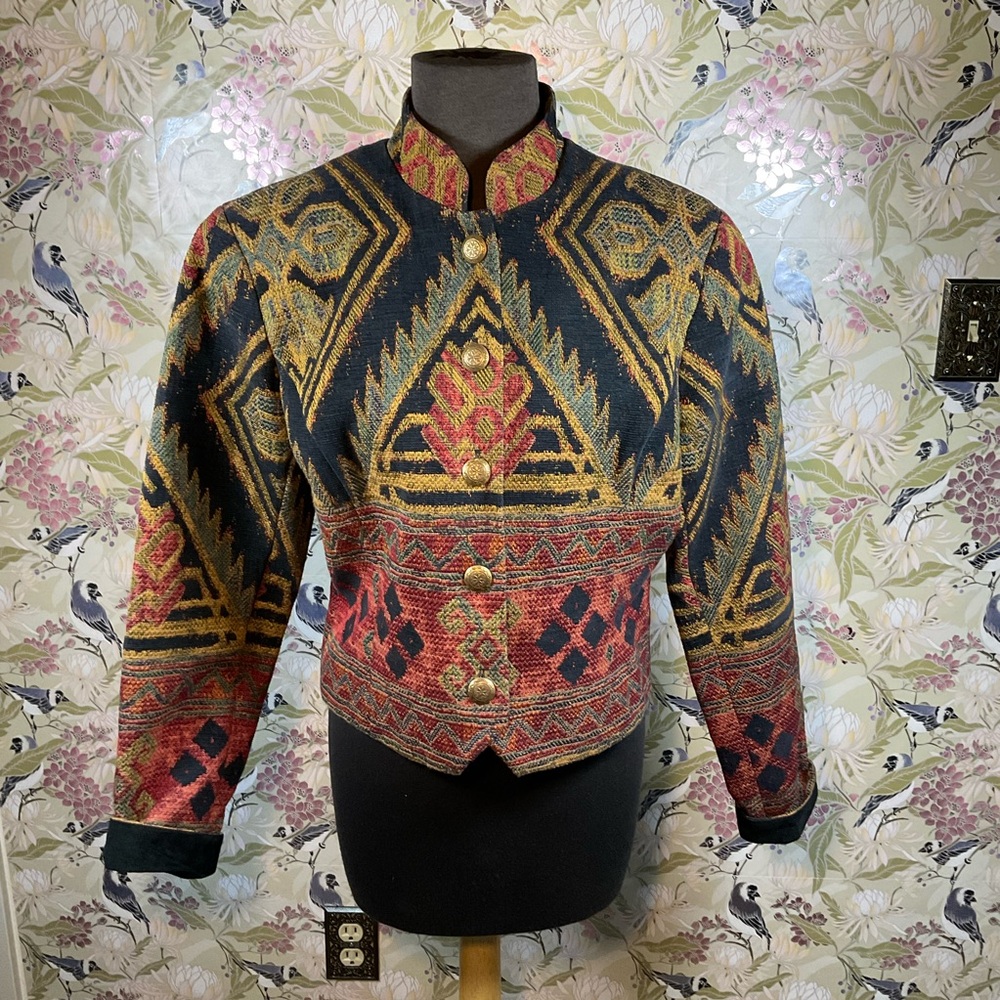 Southwestern Patterned Jacket - image 2
